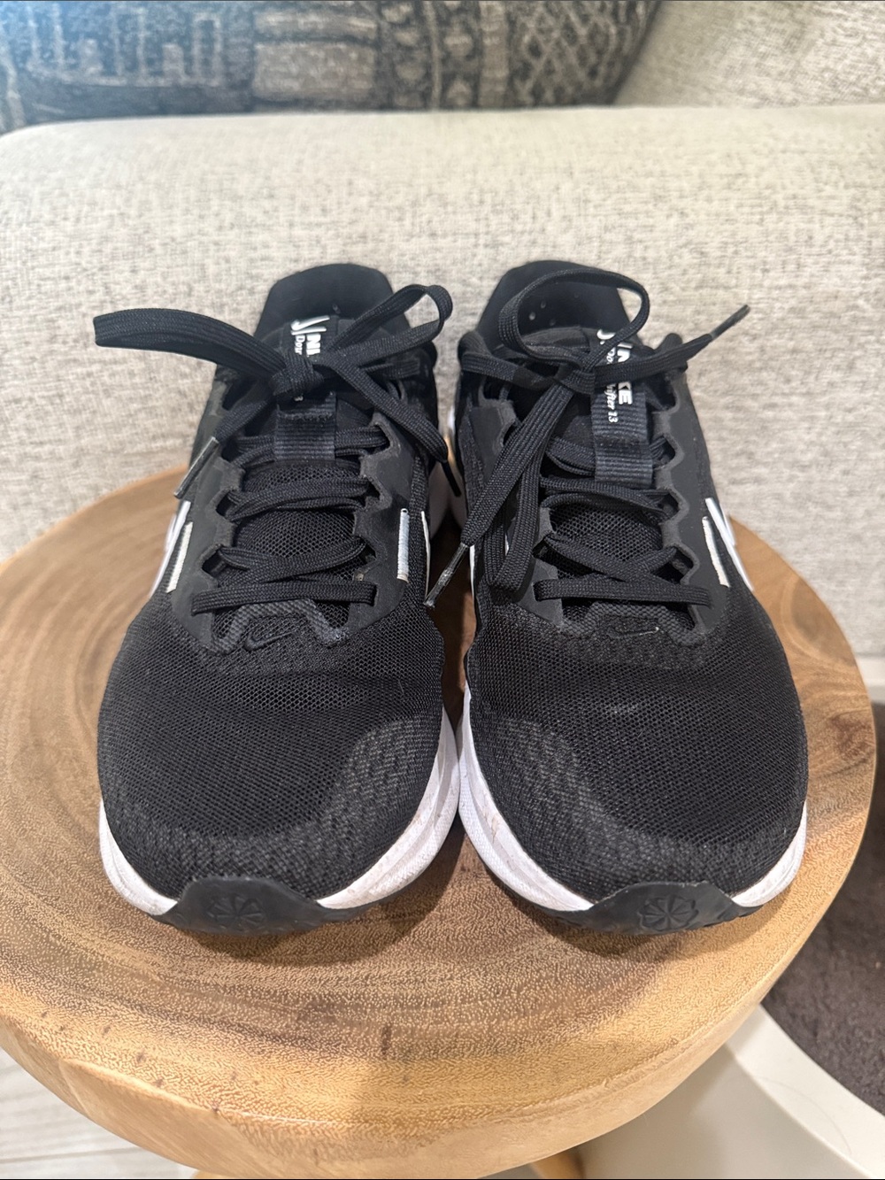 Nike Black and White Women’s Athletic Running Shoes